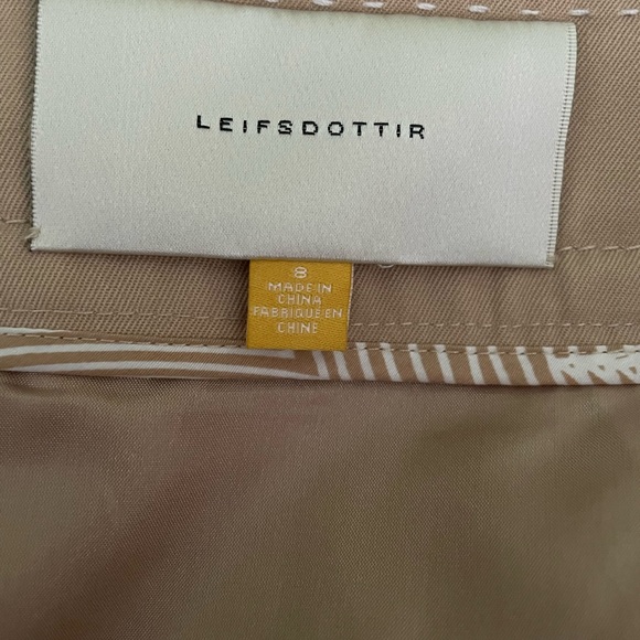 Leifsdottir leather mixed media skirt - an Anthropologie brand - Picture 6 of 11